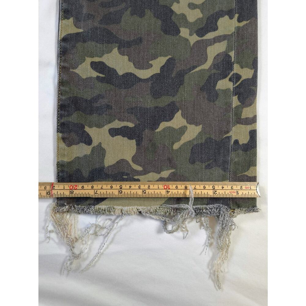 Hidden Los Angeles Alyx Low Slung Baggy Jeans Camo Size 27 Raw Hem - Picture 6 of 12